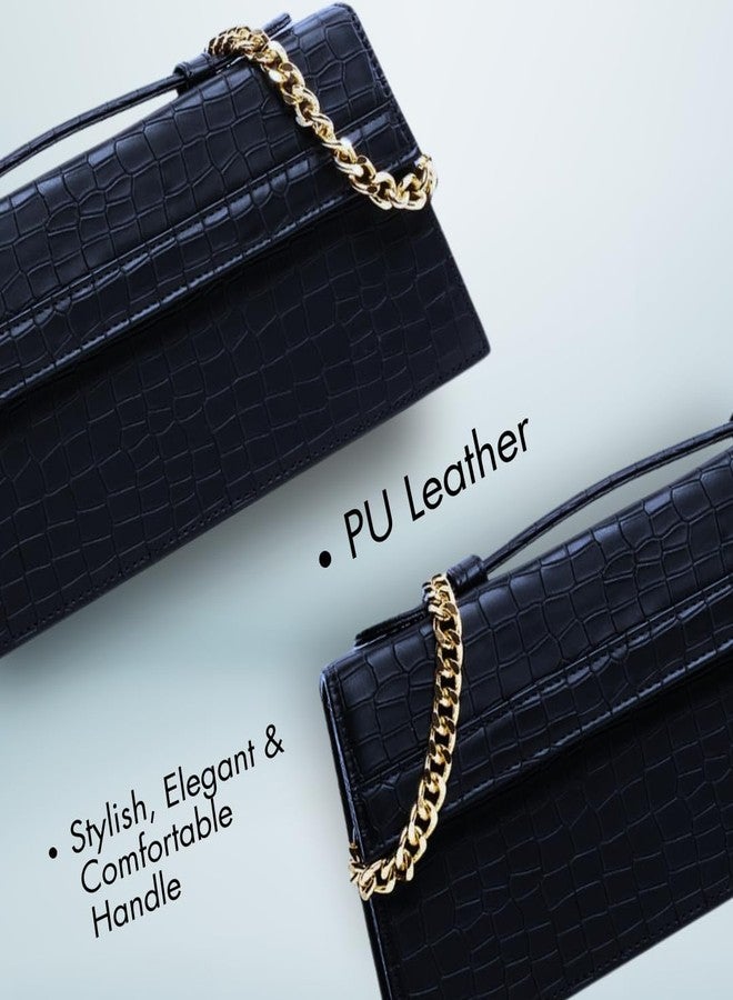 DEMURE Women's Everyday Sling Bag | Lightweight Shoulder Handbag with Adjustable Strap | Perfect for Travel & Shopping (Navy Blue) - Image 2